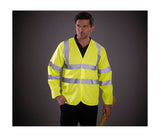 YOKO HI-VIS LONG SLEEVE WAISTCOAT