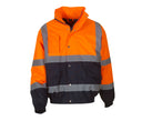 YOKO HI-VIS TWO-TONE BOMBER JACKET
