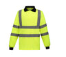 HI-VIS LONG SLEEVE POLO SHIRT