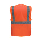 YOKO HI-VIS TOP COOL RECYCLED OPEN MESH EXECUTIVE WAISTCOAT