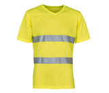 YOKO HI-VIS TOP COOL V-NECK T-SHIRT