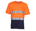 YOKO HI-VIS TOP COOL V-NECK T-SHIRT