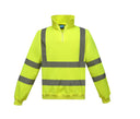 HI-VIS 1/4 ZIP SWEATSHIRT